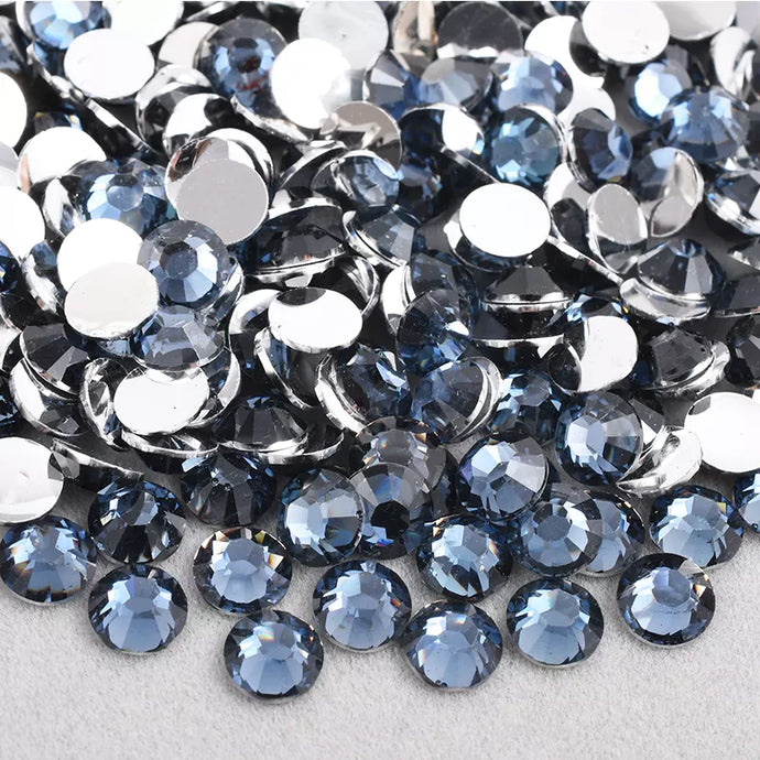 Navy Blue Resin Rhinestones