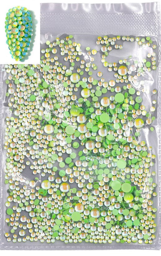 Light Green Mermaid Tears 1440 pcs SS3-SS20